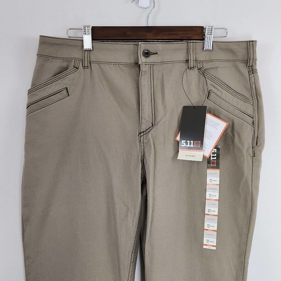 511 Tactical Women's Avalon Pants Stretch Cotton Blend Size 12 New With Tag - Picture 2 of 16